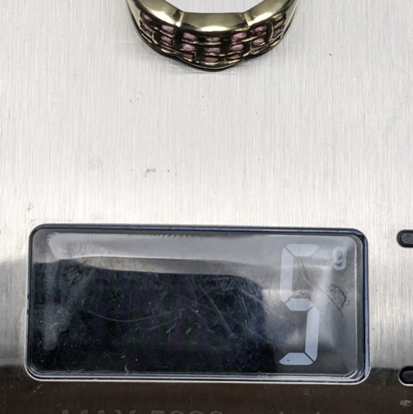 Vintage 14k Gold Pink Tourmaline Ring sz-8 - Picture 6 of 6